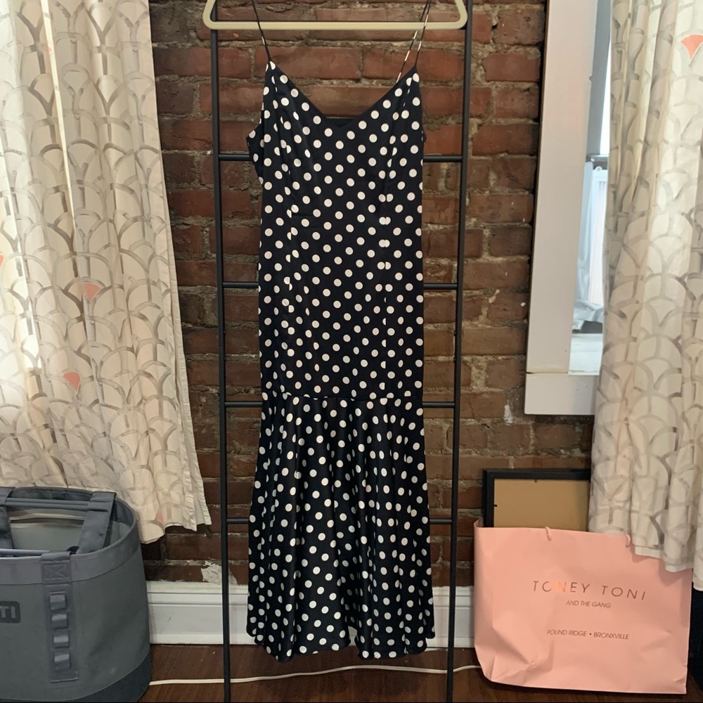 Caroline Constas polka dot dress